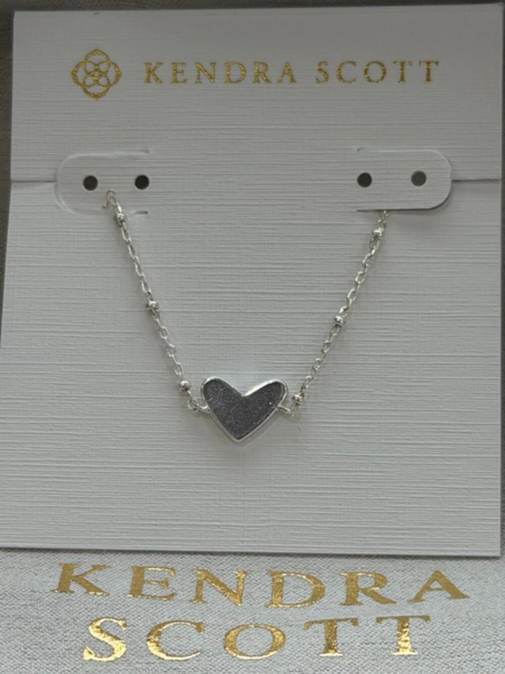 Kendra Scott Silver Heart Bracelet